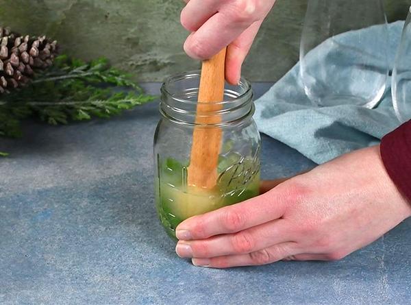 Coconut Mint Mocktail  - Step 1